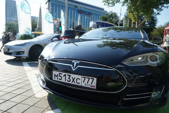 EV charging station opens in Krasnodar