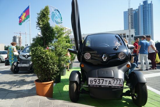 EV charging station opens in Krasnodar
