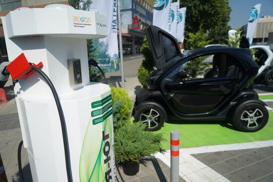 EV charging station opens in Krasnodar