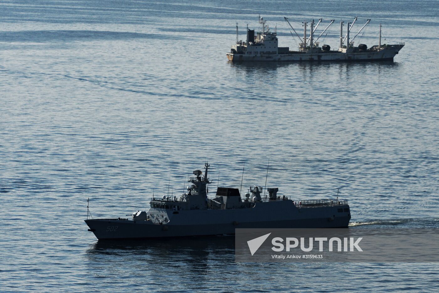 Chinese corvette Huangshi arrives in Vladivostok