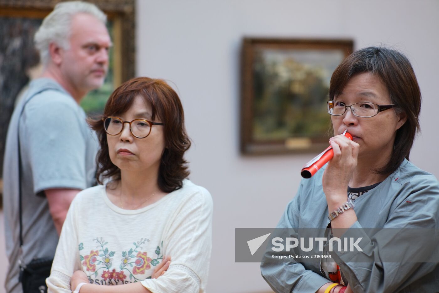 Tourists in Moscow
