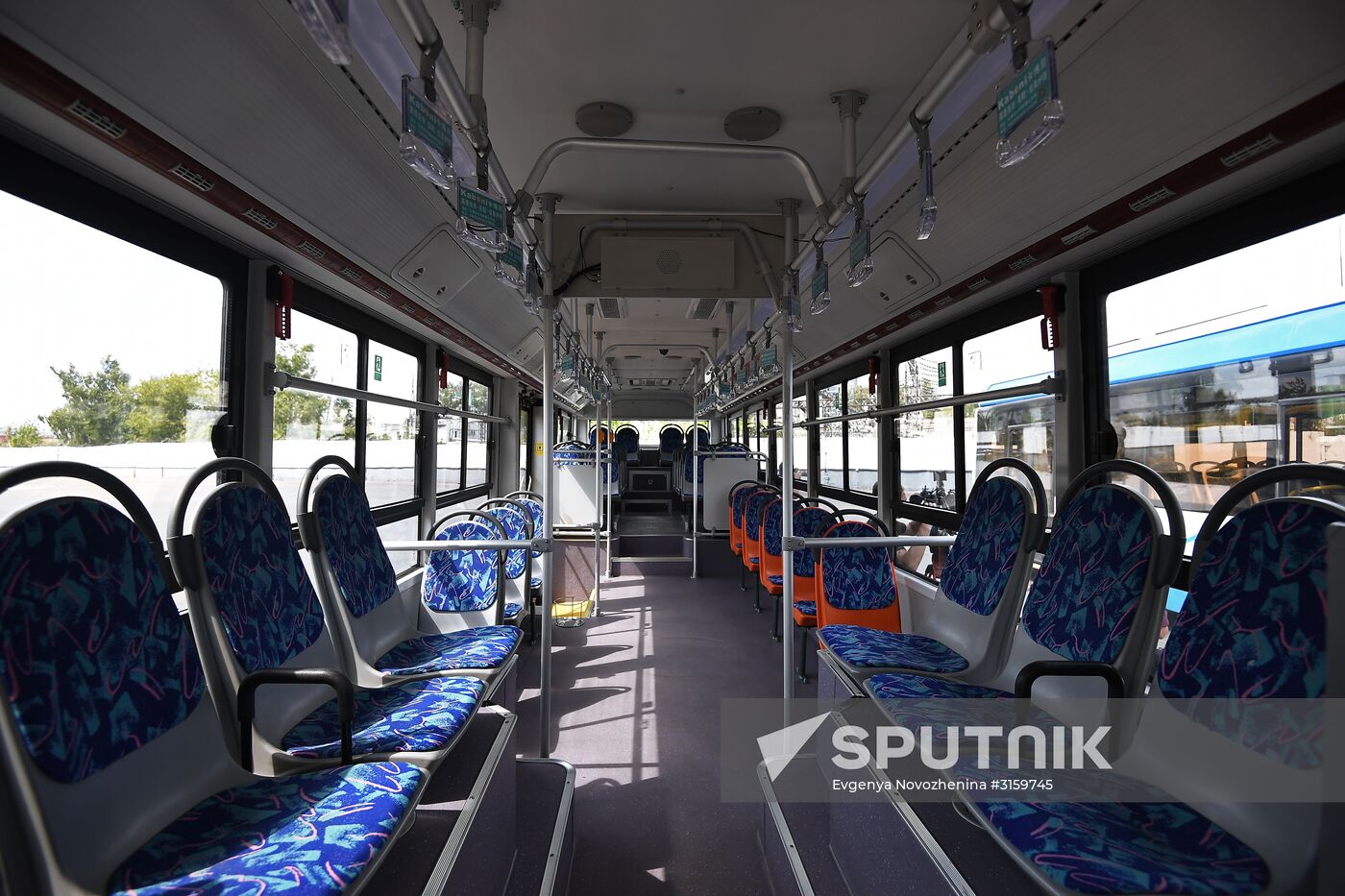 Presentation of Chinese electric bus in Moscow