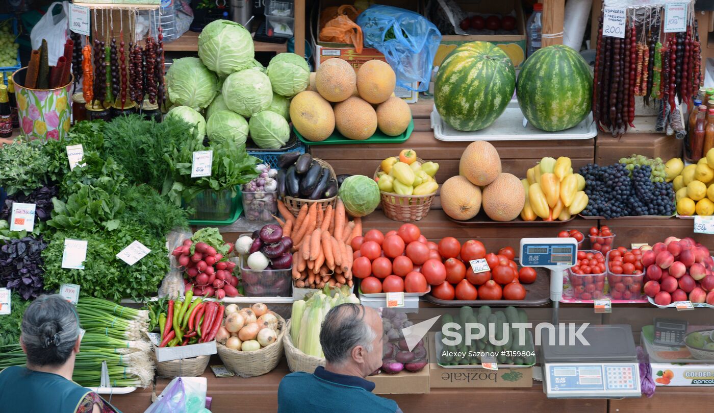 Central market in Voronezh