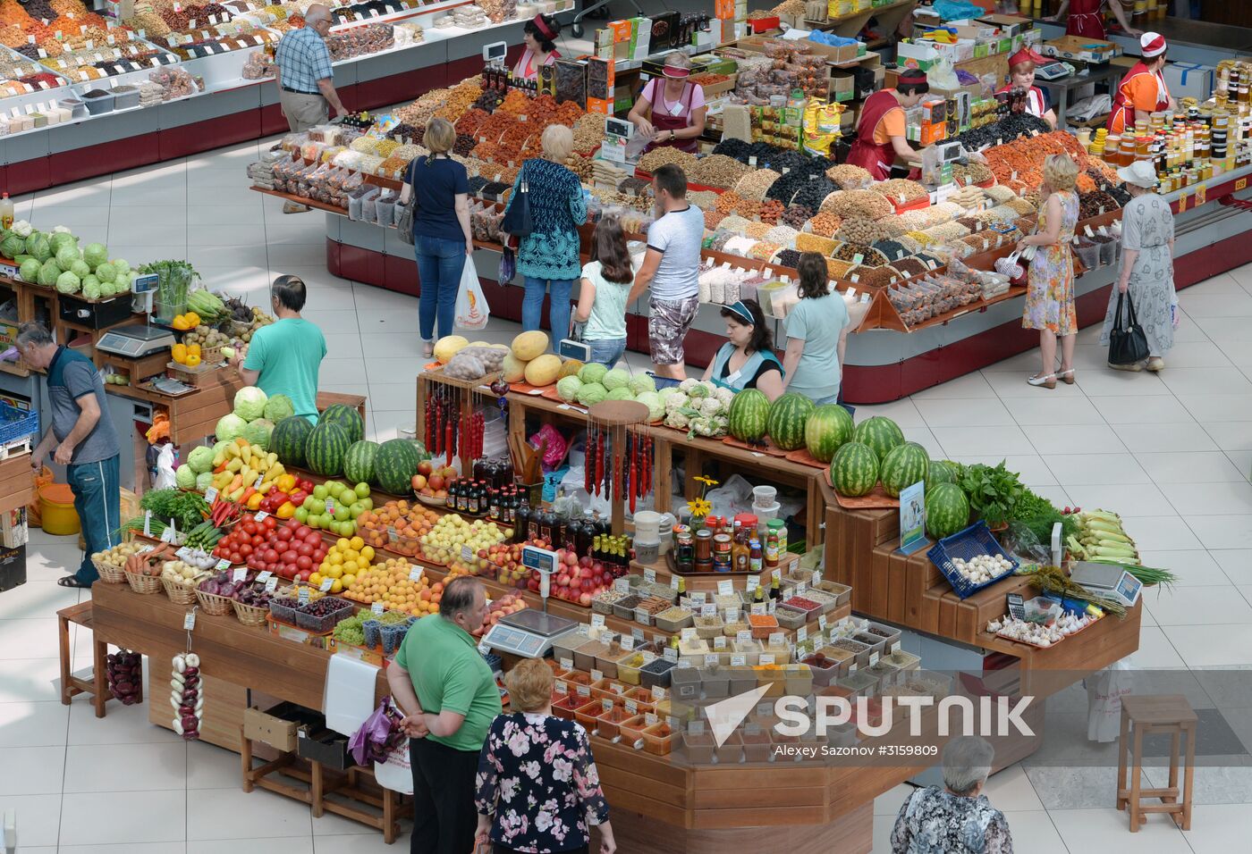 Central market in Voronezh