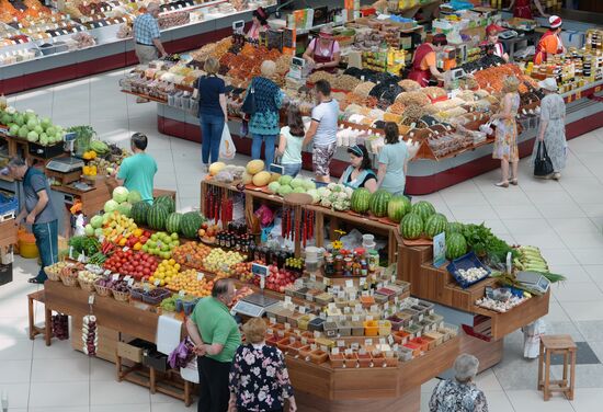 Central market in Voronezh