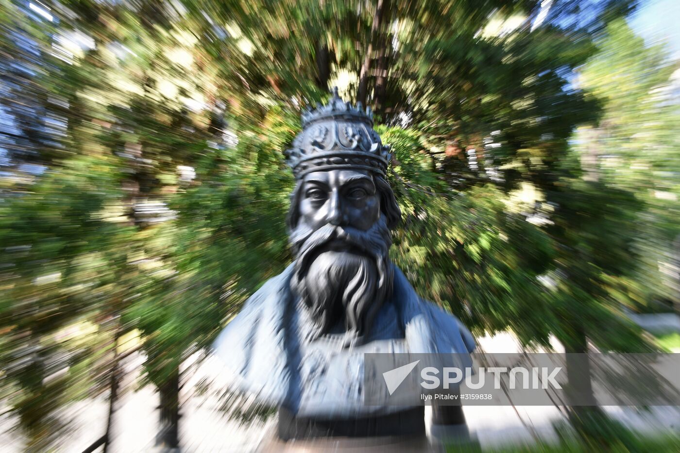 Monument to Grand Prince of Moscow and All Russia Ivan IV on Alley of Rulers