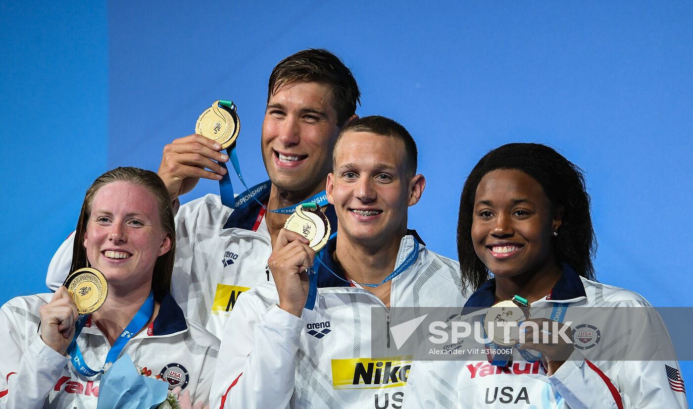 2017 FINA World Aquatics Championships. Swimming. Day four