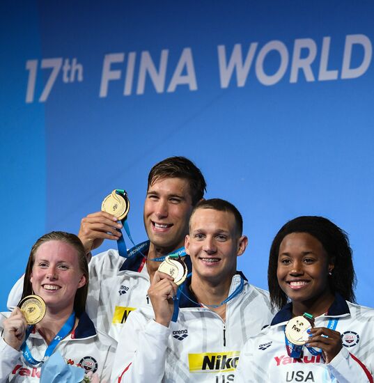 2017 FINA World Aquatics Championships. Swimming. Day four