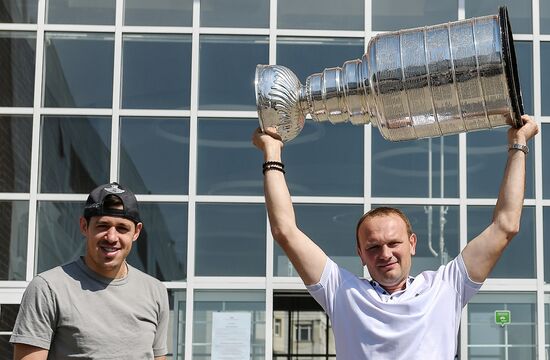 Stanley Cup presentation in Moscow