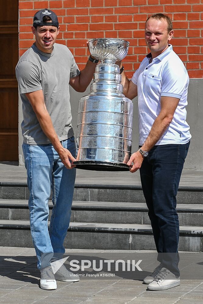 Stanley Cup presentation in Moscow