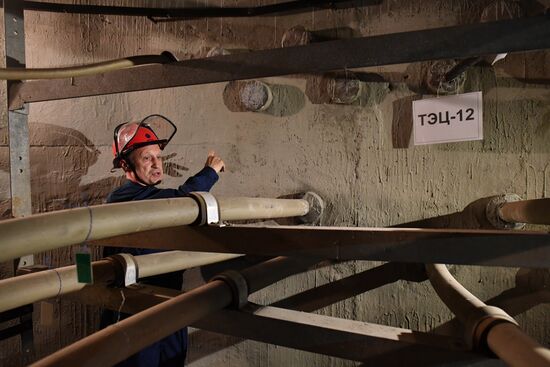 Underground structures under Kutuzovsky Prospekt