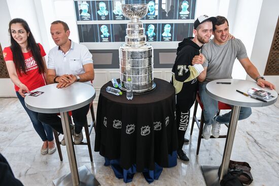 Stanley Cup presentation in Moscow