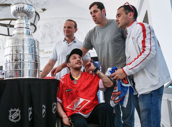 Stanley Cup presentation in Moscow