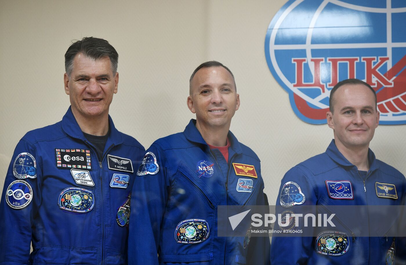 Pre-launch news conference of 52/53 ISS expedition crews