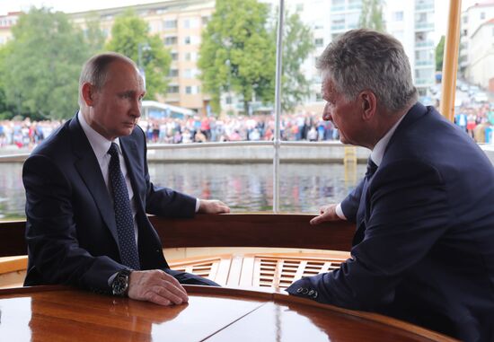 Russian President Vladimir Putin's working visit to Finland