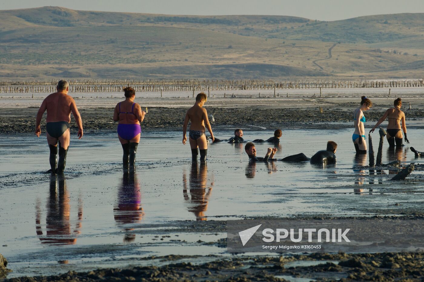 Chokrak Lake in Crimea