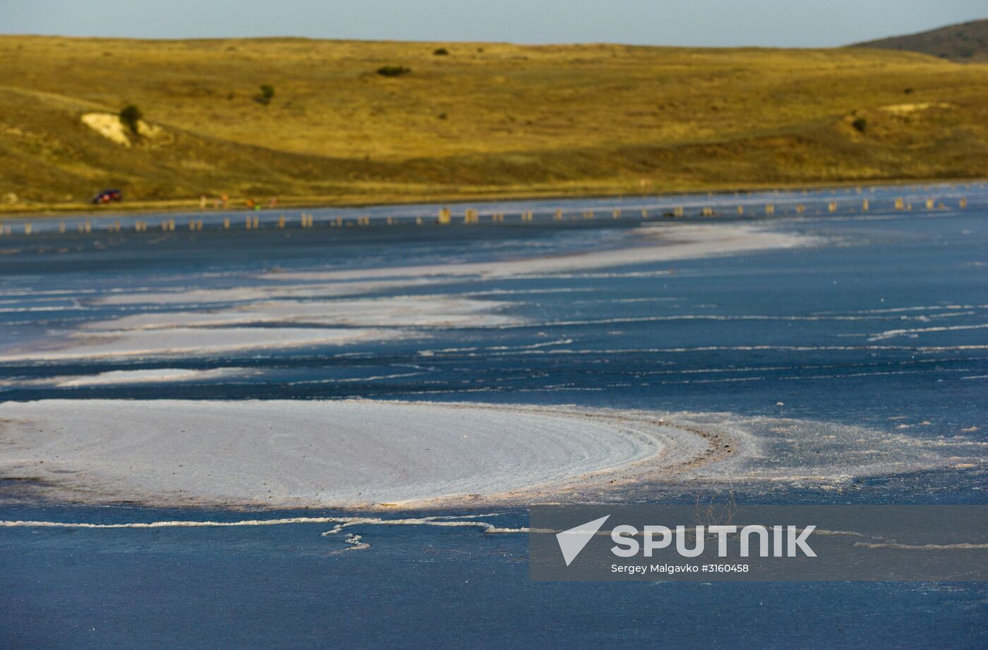 Chokrak Lake in Crimea