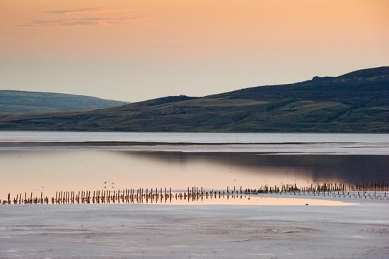 Chokrak Lake in Crimea