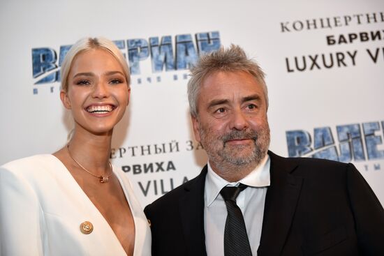 First run of movie "Valerian and a Thousand Planets" in Moscow
