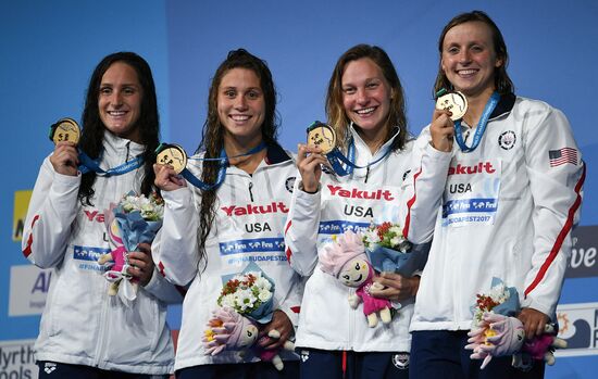 17th FINA World Championships. Swimming. Day five
