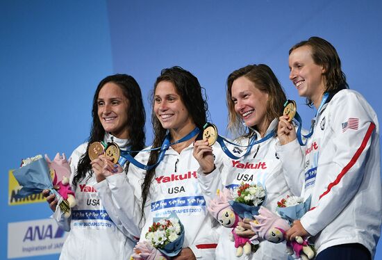 17th FINA World Championships. Swimming. Day five