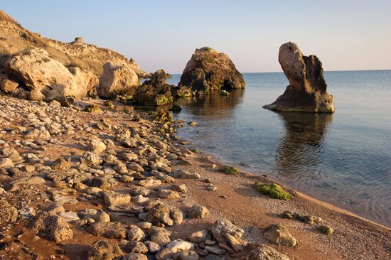 Vacation on Sea of Azov in Crimea