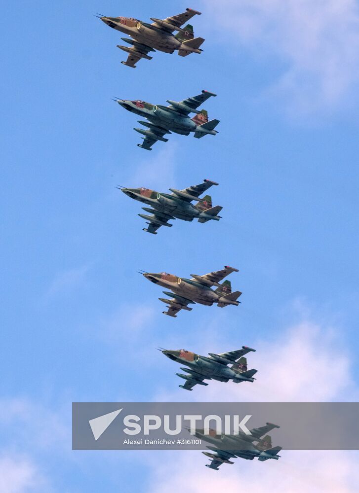 Final practice of Navy Day Parade in Kronstadt