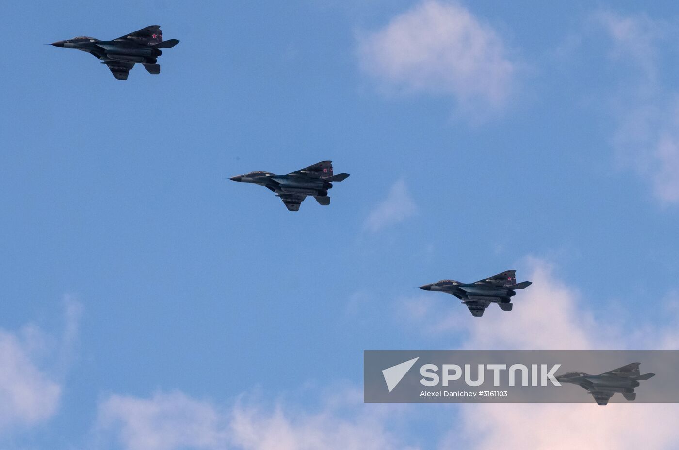 Final practice of Navy Day Parade in Kronstadt