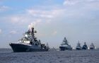 Final practice of Navy Day Parade in Kronstadt