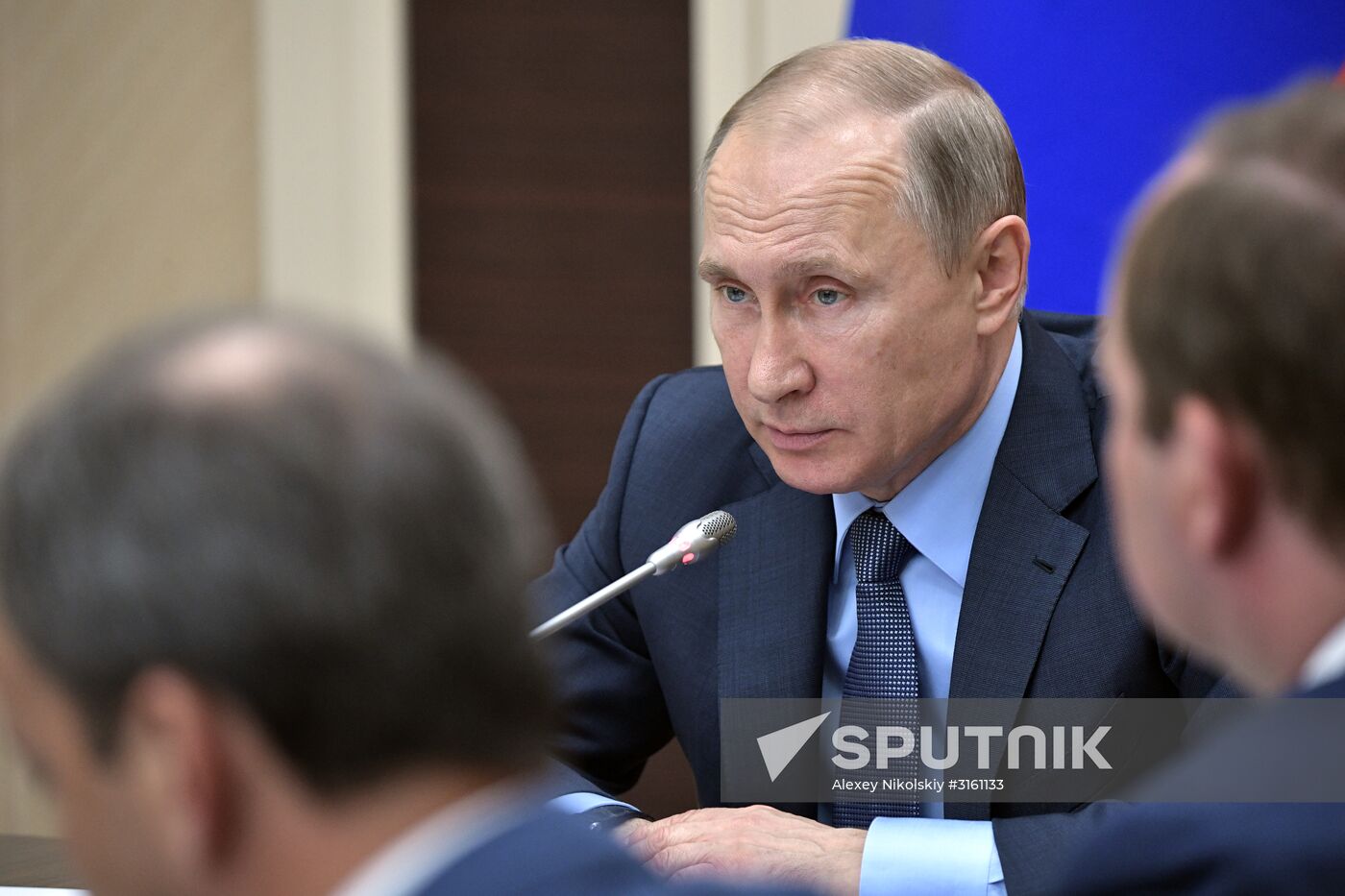 President Vladimir Putin holds meeting with Government members