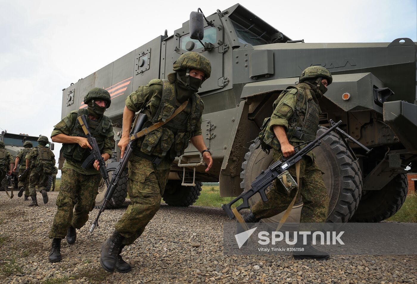 Tactical drill with Southern Military District special force units