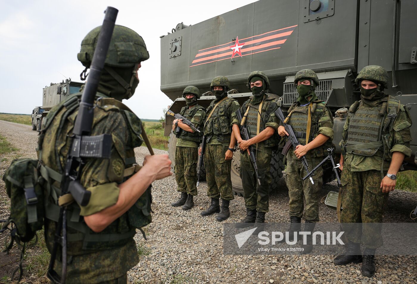 Tactical drill with Southern Military District special force units