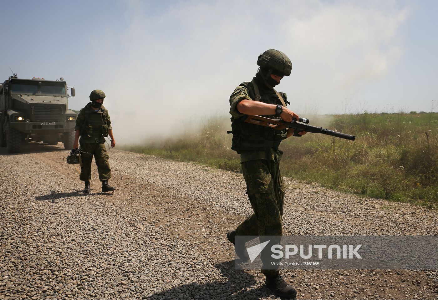 Tactical drill with Southern Military District special force units