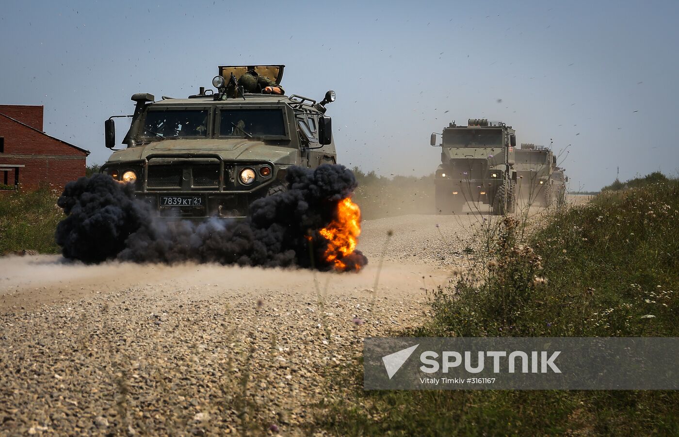 Tactical drill with Southern Military District special force units