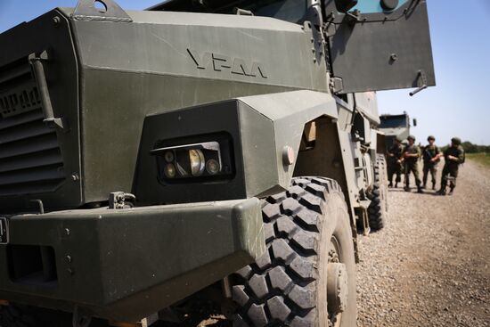 Tactical drill with Southern Military District special force units