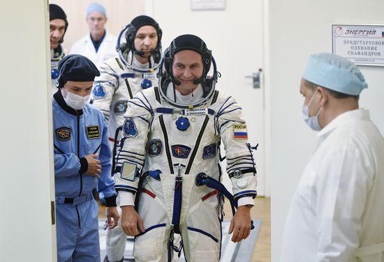 Launch of Soyuz MS-05 manned spacecraft with ISS Expedition 52/53 crew