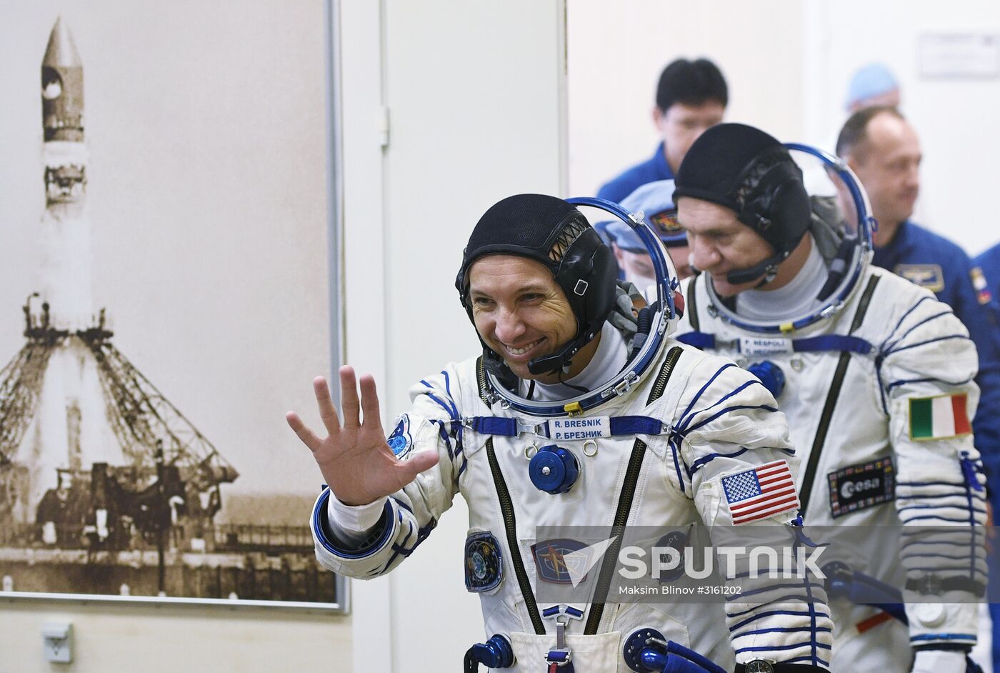 Launch of Soyuz MS-05 manned spacecraft with ISS Expedition 52/53 crew