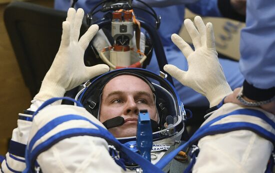 Launch of Soyuz MS-05 manned spacecraft with ISS Expedition 52/53 crew