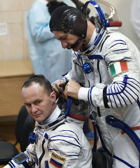 Launch of Soyuz MS-05 manned spacecraft with ISS Expedition 52/53 crew