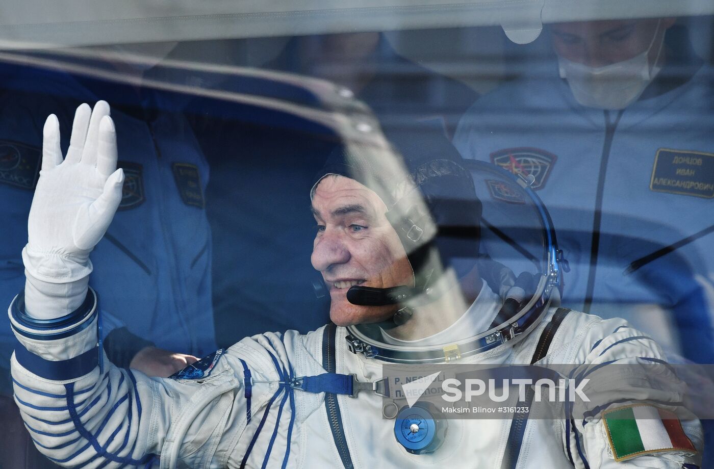 Launch of Soyuz MS-05 manned spacecraft with ISS Expedition 52/53 crew