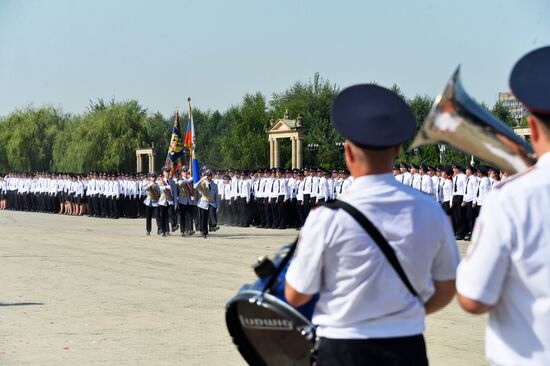 Graduation ceremony in Krasnodar University of the Interior Ministry