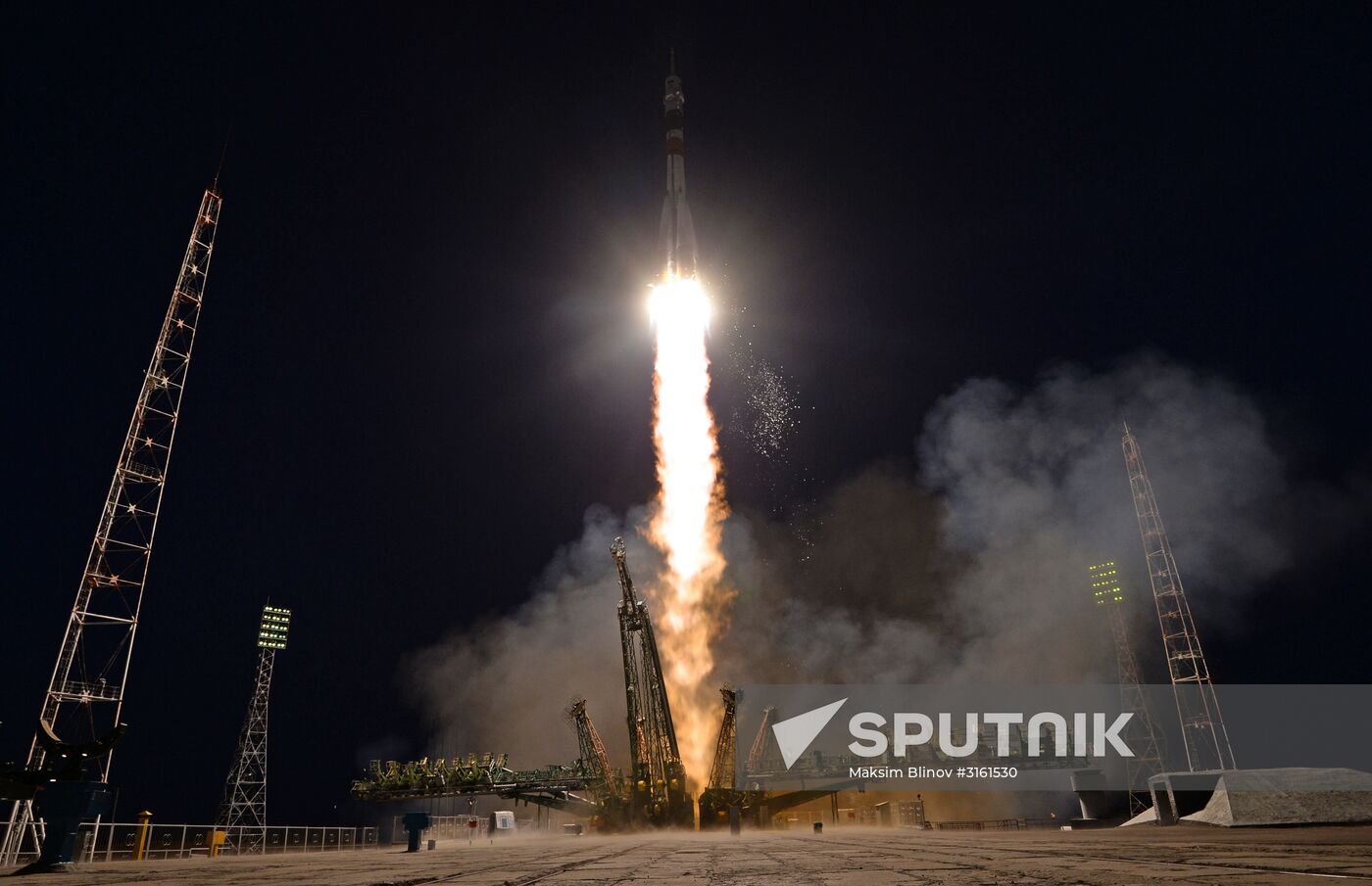 Soyuz MS-05 manned spacecraft launched with ISS expedition 52/53 crew