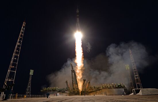 Soyuz MS-05 manned spacecraft launched with ISS expedition 52/53 crew