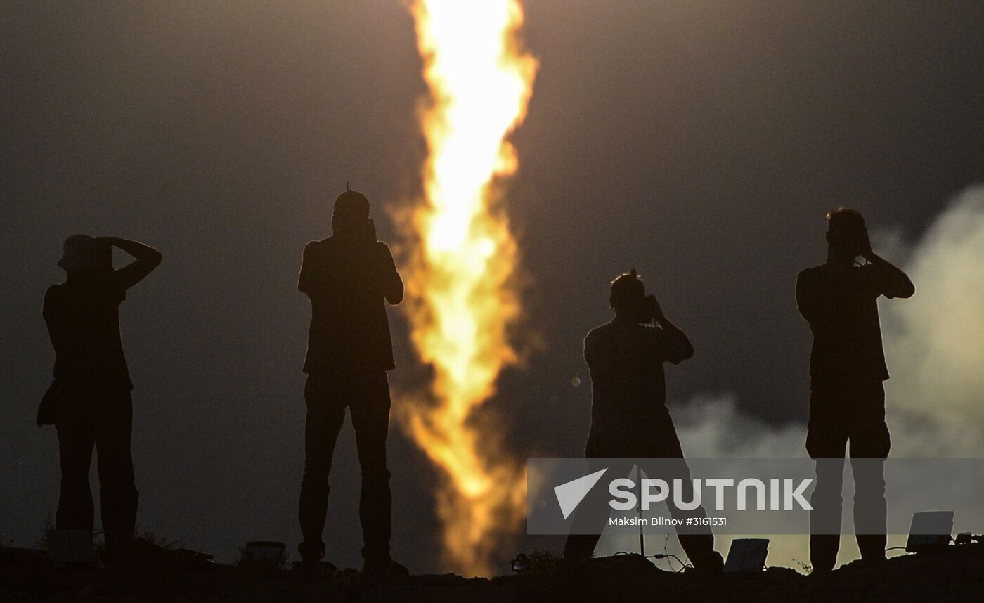 Soyuz MS-05 manned spacecraft launched with ISS expedition 52/53 crew