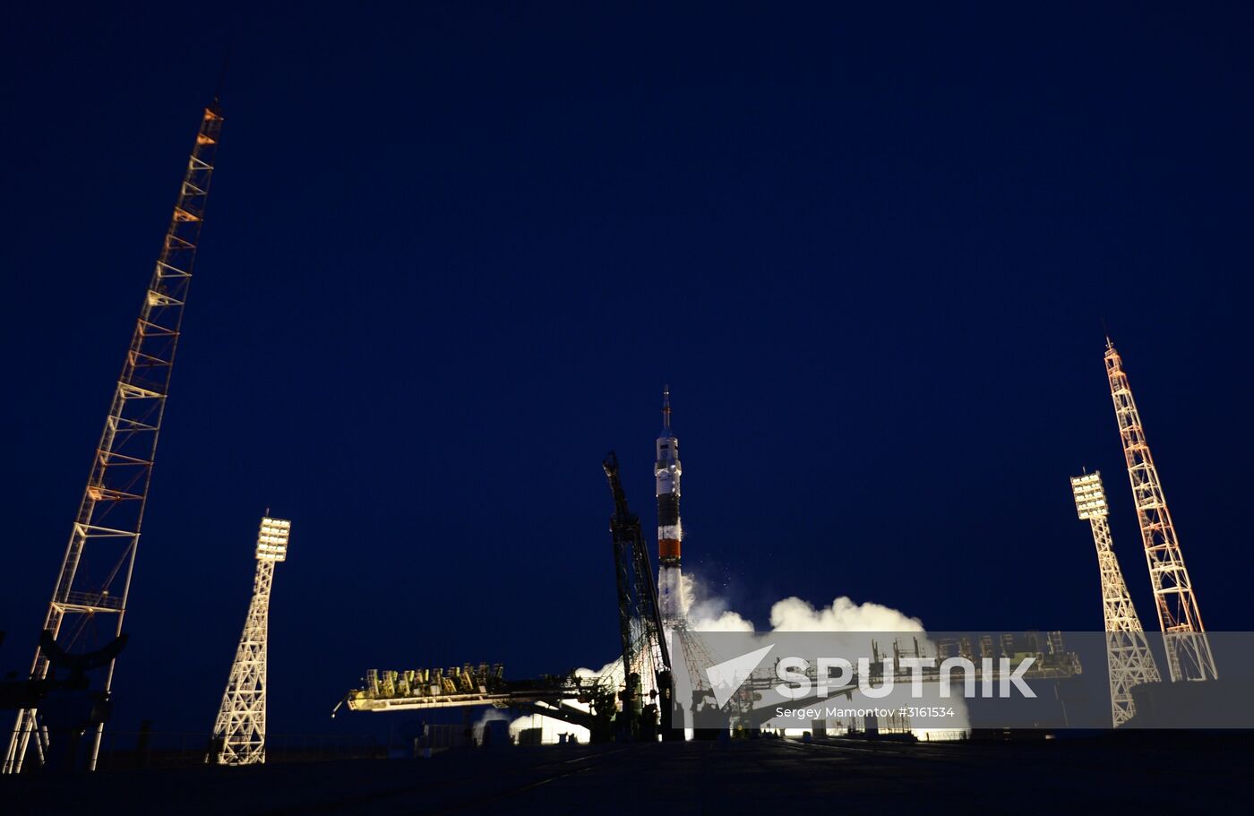 Soyuz MS-05 manned spacecraft launched with ISS expedition 52/53 crew