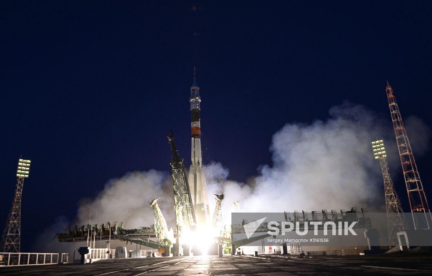 Soyuz MS-05 manned spacecraft launched with ISS expedition 52/53 crew