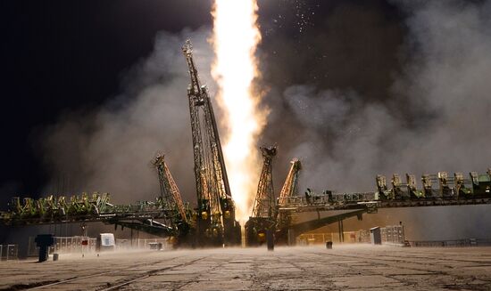 Soyuz MS-05 manned spacecraft launched with ISS expedition 52/53 crew