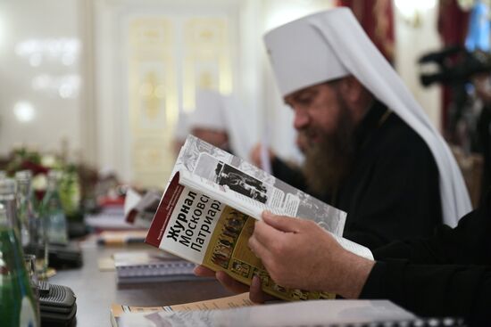 Meeting of Holy Synod in St. Petersburg