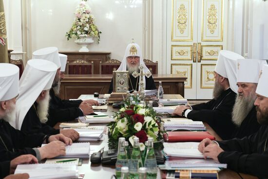 Meeting of Holy Synod in St. Petersburg