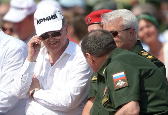 Opening ceremony for International Army Games 2017